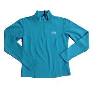 The North Face green flight series 1/4 zip XS